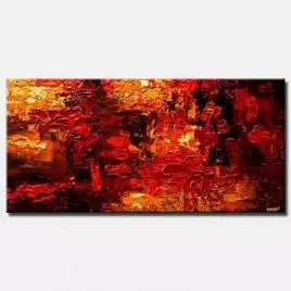 Abstract painting - Red Land