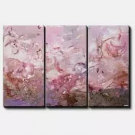 abstract painting - The Pink Planet