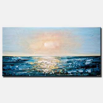 Prints painting - Sunrise on Blue Planet