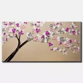Landscape painting - The Almond Tree