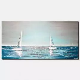 Seascape painting - Clear Water