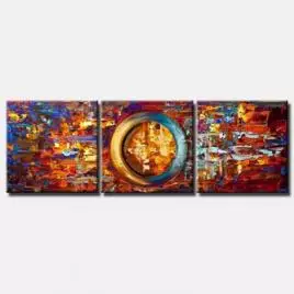 Abstract painting - Wheel of Time