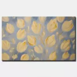 Floral painting - Yellow Tulips