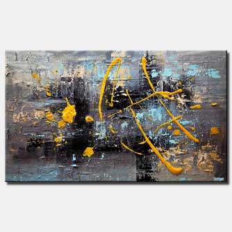 Abstract painting - A Splash of Sunshine