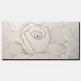 Floral painting - White Mist