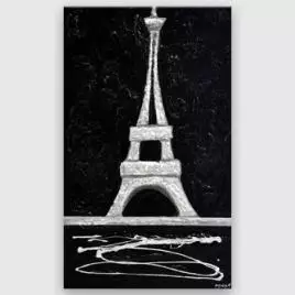 Cityscape painting - Eiffel Tower