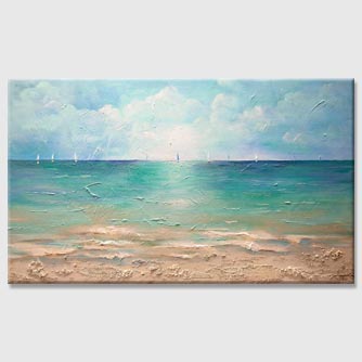 Seascape painting - Caribbean Chill