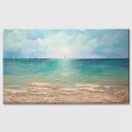 Seascape painting - Caribbean Chill