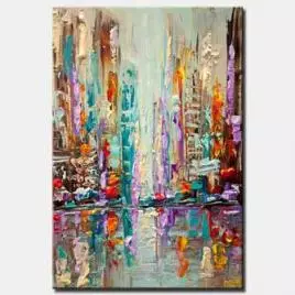 Cityscape painting - City Carnival