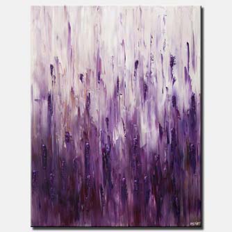Abstract painting - Purple Sparkle