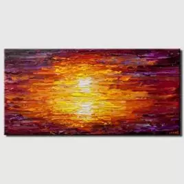 Landscape painting - California Sunset