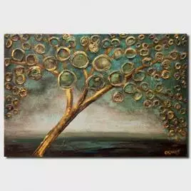 landscape painting - The Golden Apple Tree