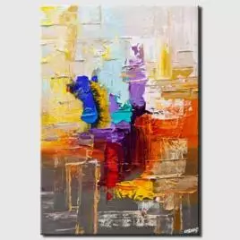 Abstract painting - Brave Heart