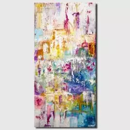 Abstract painting - The Address On the Wall