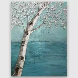 landscape painting - Silver Blossom