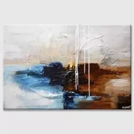 Abstract painting - Between Two Worlds