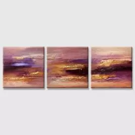 Abstract painting - Purple Sunrise