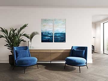 Textured Abstract Paintings