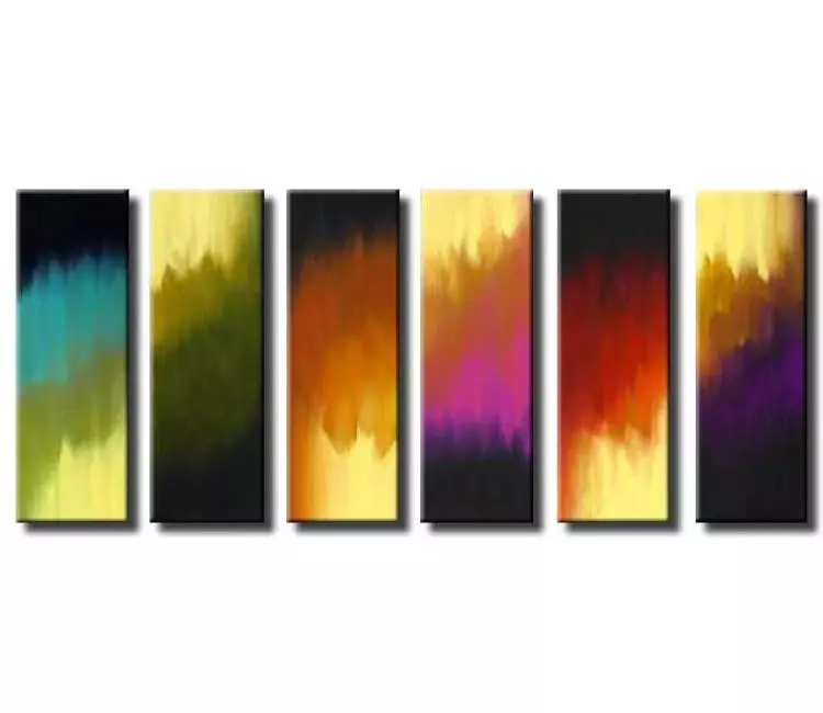 Painting for sale - multi panel abstract art #1491