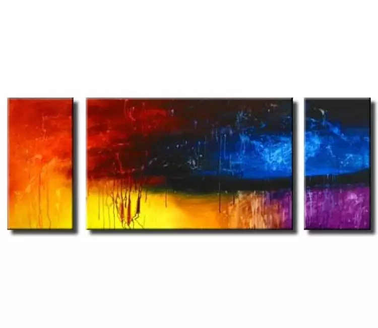 Painting - triptych modern painting #2058