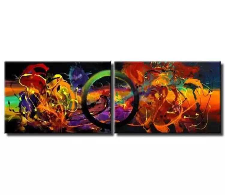 Painting for sale - large splash abstract #2147