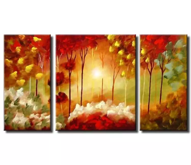 Painting - abstract forest painting #2975