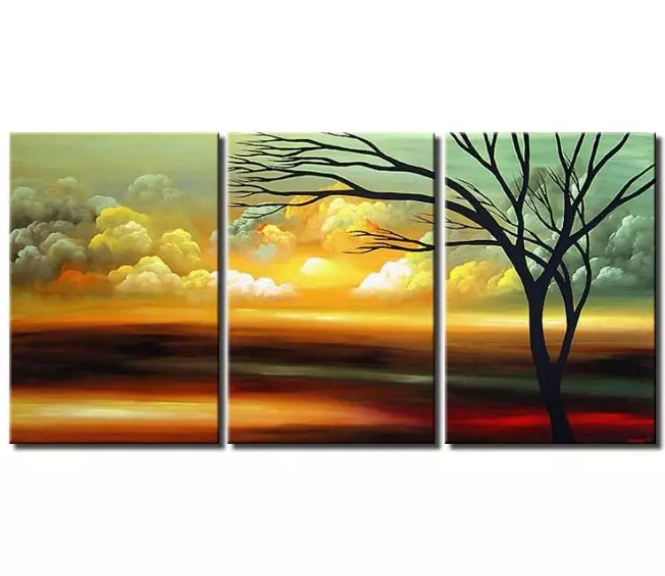 Modern Landscape Paintings for Sale - Decorative Fine Art by Osnat