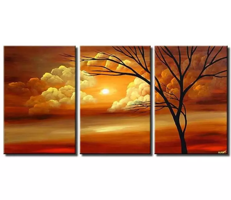 Painting for sale - multi panel canvas landscape #3770