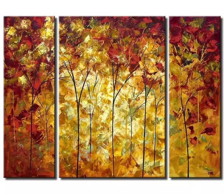 Painting for sale - abstract painting of the autumn #4176