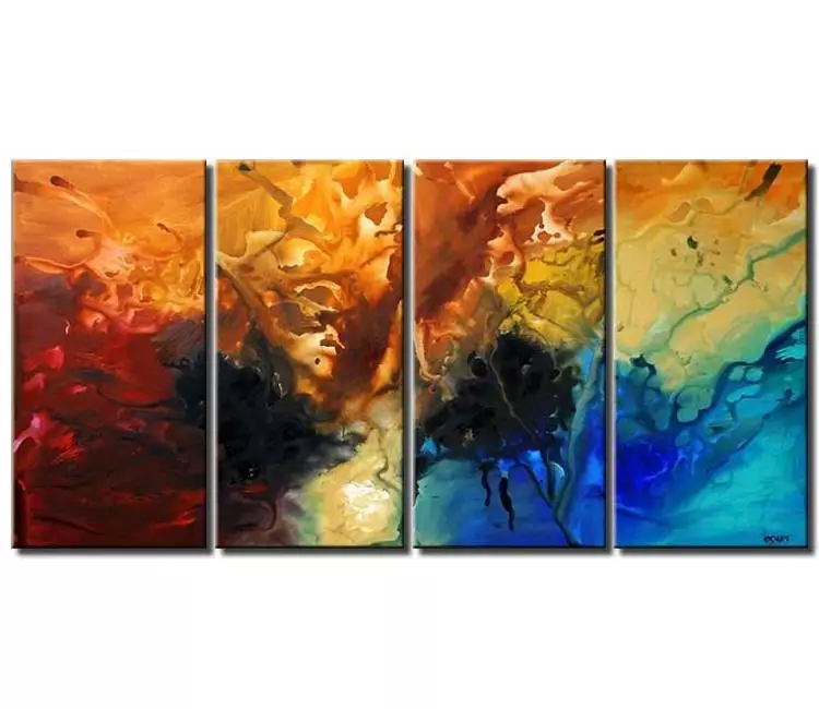 Painting For Sale Large Modern Canvas Art Multi Panel 4754   09 06 Large Modern Canvas Art P1 