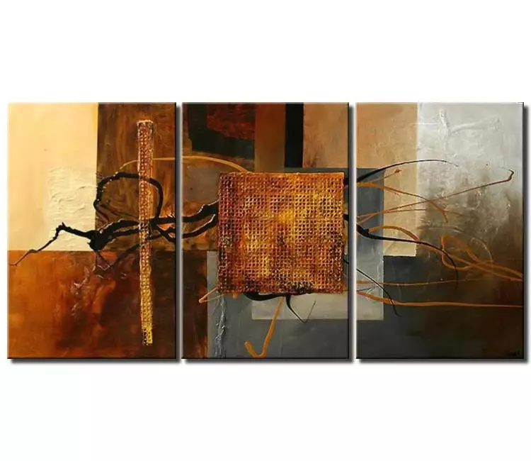 Painting for sale - contemporary painting brown colors #5490