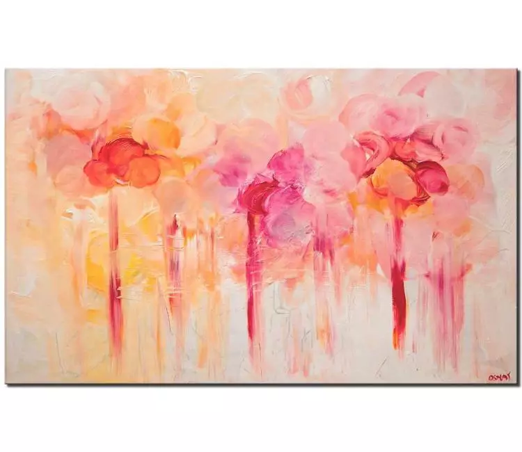 Painting for sale - colorful floral painting home decor #7885