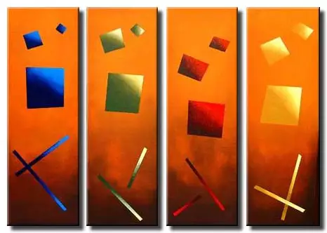 multi panel canvas modern squares