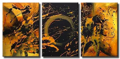 Painting for sale - squiggle brown black #3216