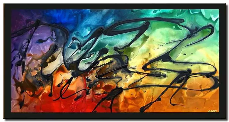 Painting for sale - 1 abstract art #3626