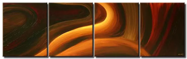 multi panel canvas of abstract home decor