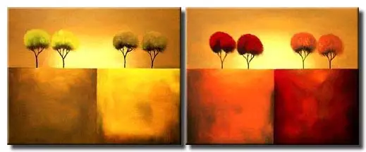 seasons abstract paintings