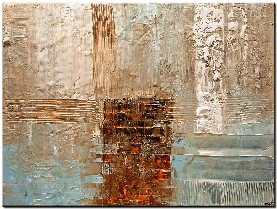 contemporary textured abstract art