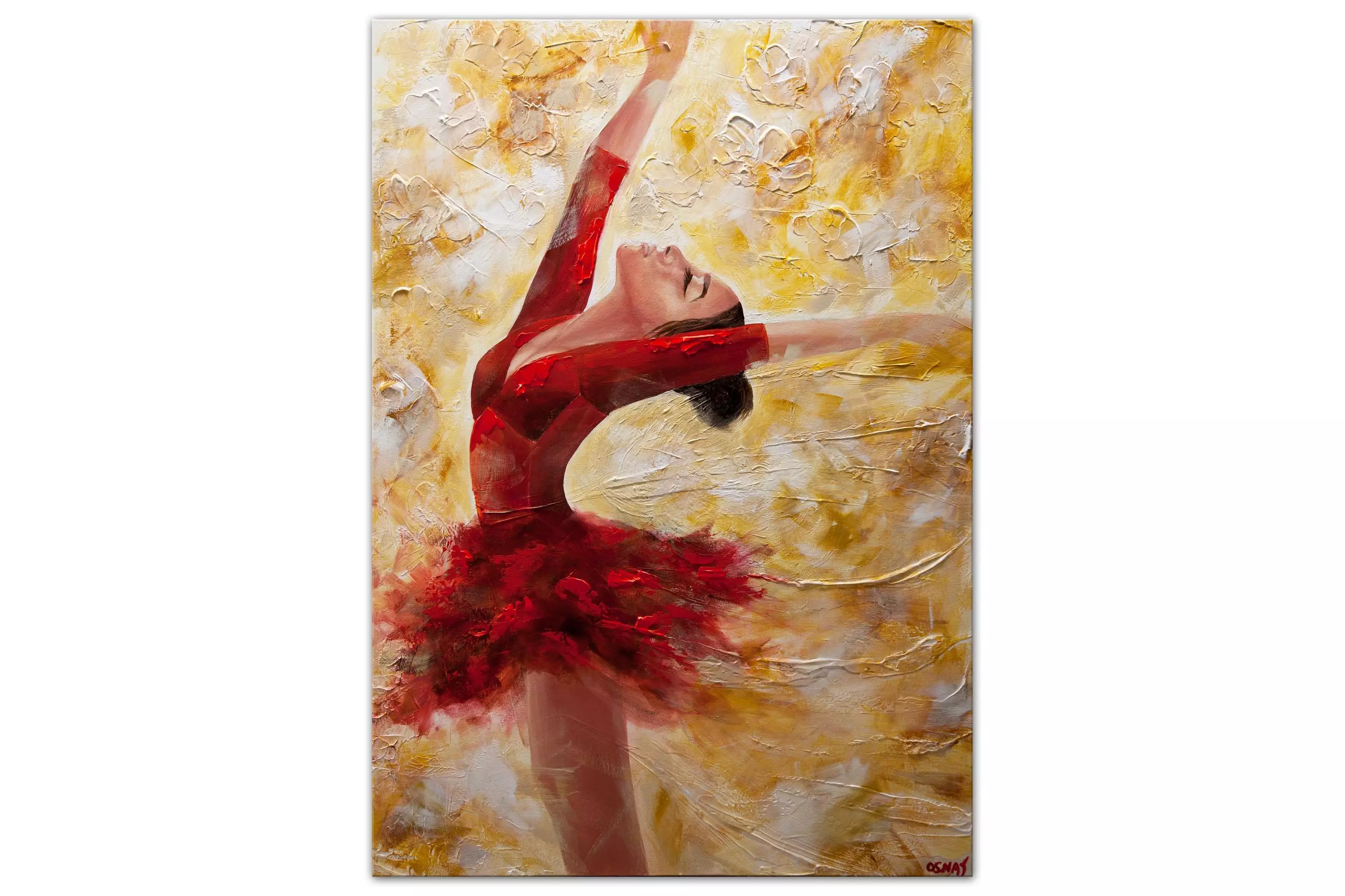 ballet dancer painting ballerina abstract painting