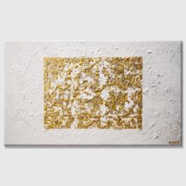 white gold abstract painting