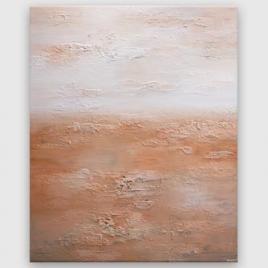 huge textured abstract painting