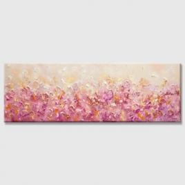 modern textured floral abstract painting