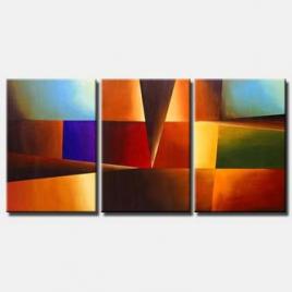 abstract squares painting