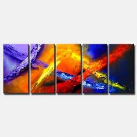 large colorful abstract painting