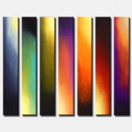 vertical multi panel abstract