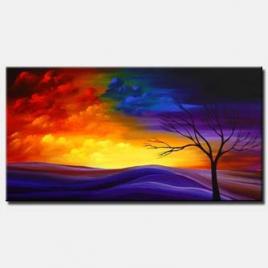 1 abstract landscape painting