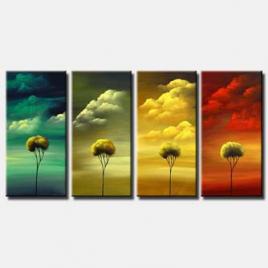 abstract clouds painting