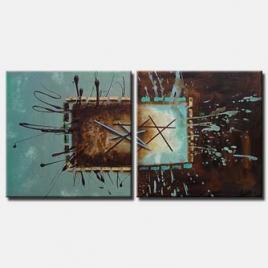 abstract brown painting