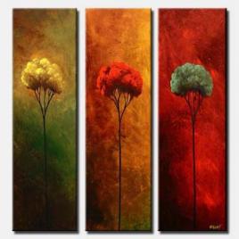 abstract trees painting