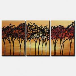 multi panel canvas landscape trees